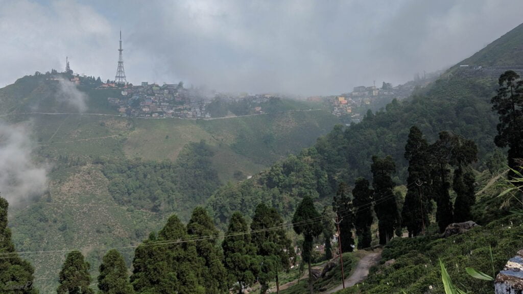 View of Kurseong from Tingling, Mirik