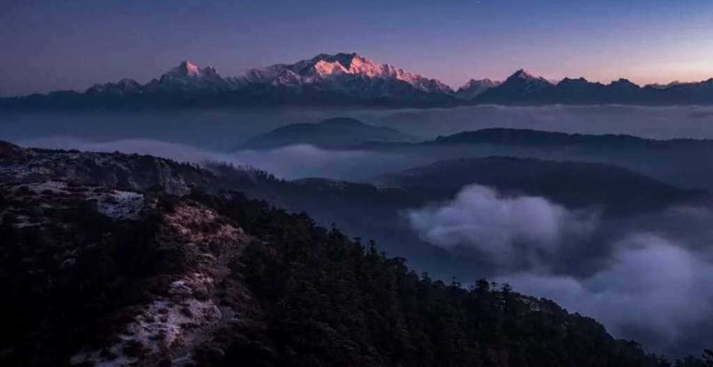 Gorkhey village sandakphu - view