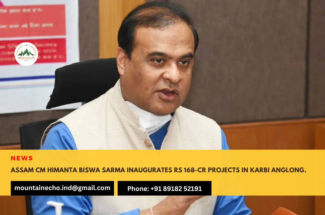 Assam Cm Himanta Biswa Sarma Inaugurates Rs Cr Projects In Karbi