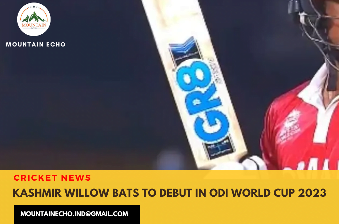 Kashmir willow bats to hit sixers in Cricket World Cup 2023