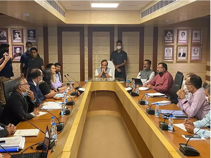 Assam Cabinet meeting