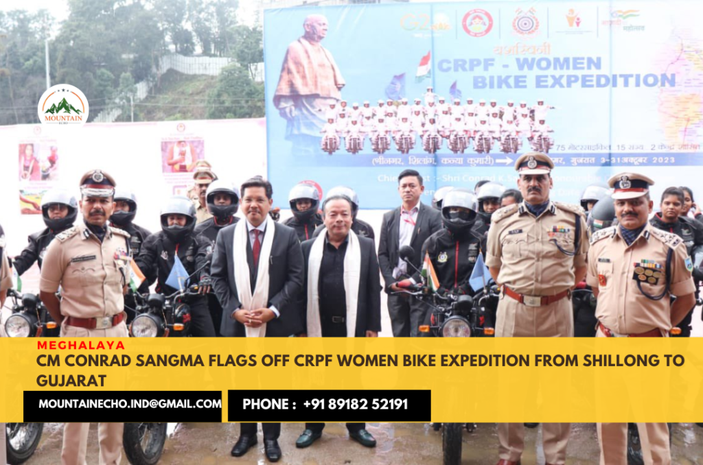 CRPF Expedition - Meghalaya CM Flags off rally