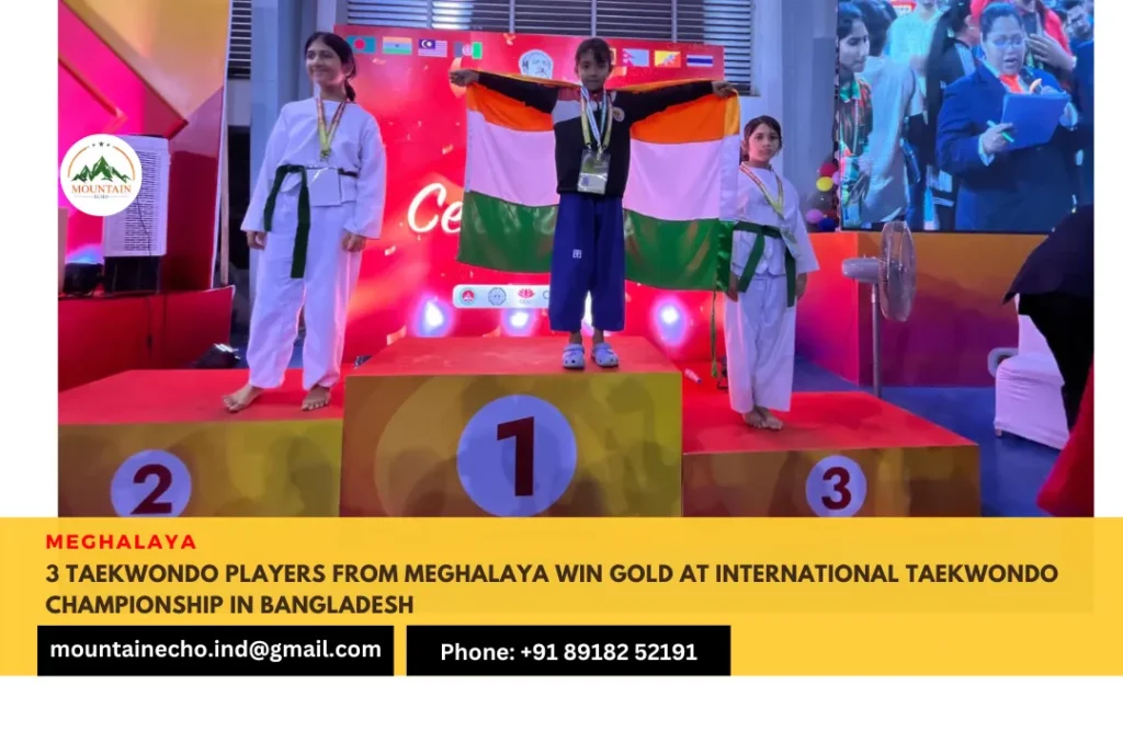 Meghalaya Taekwondo Players win gold