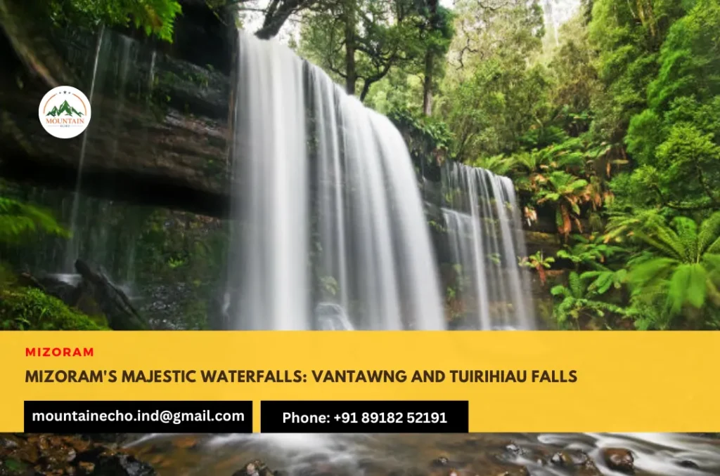 Vantawng Falls and Tuirihiau Falls