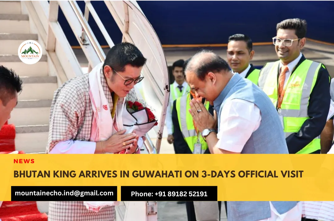 Bhutan King Jigme Khesar Namgyel Wangchuck Arrives In Guwahati