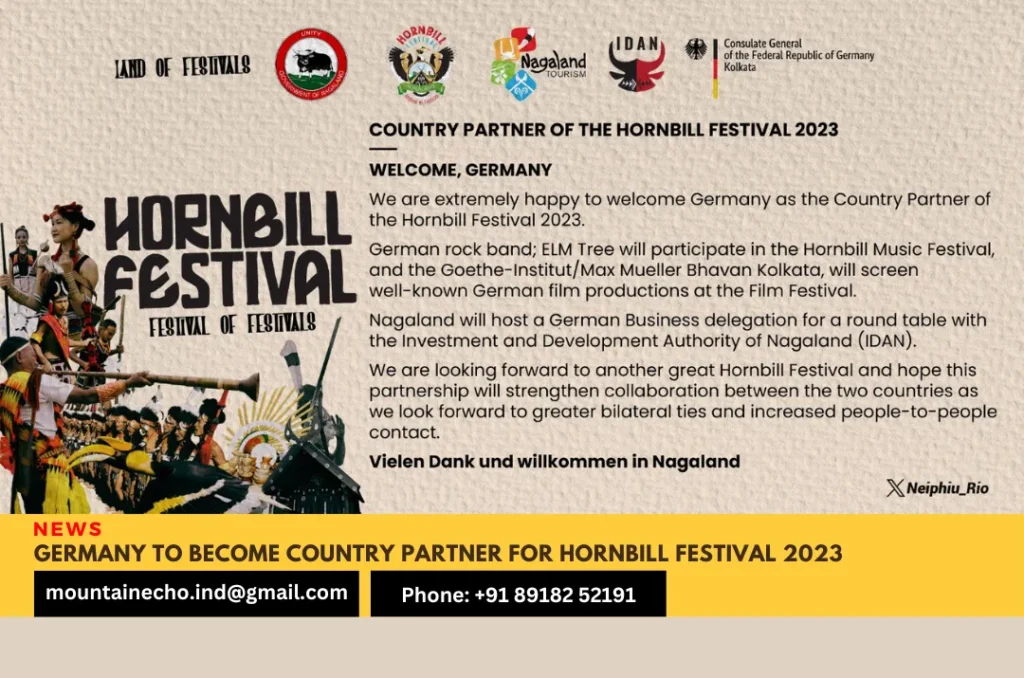 Germany - Country Partner for Hornbill Festival 2023