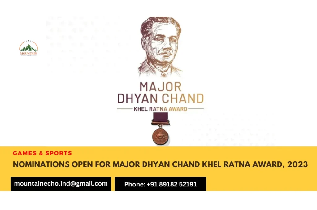 Major Dhyan Chand Khel Ratna Award, 2023