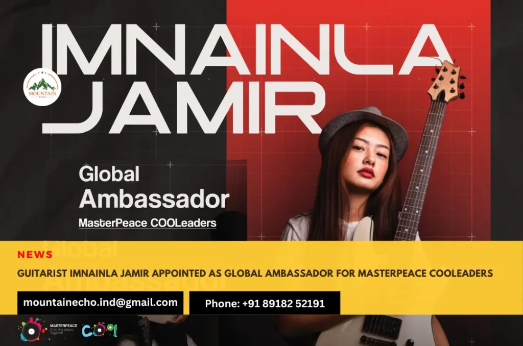 Guitarist Imnainla Jamir strikes a chord for positive change as Global Ambassador for MasterPeace COOLeaders