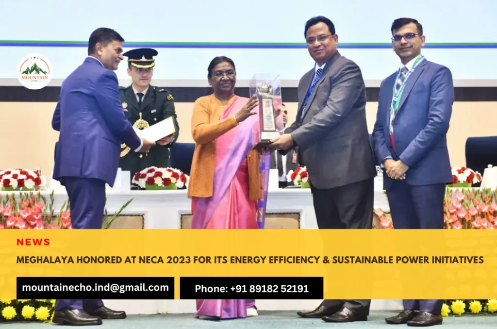 Meghalaya honored with 2nd Prize at NECA 2023