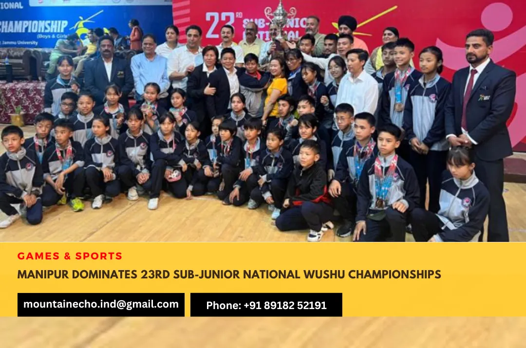 Manipur dominates 23rd Sub-Junior National Wushu Championships