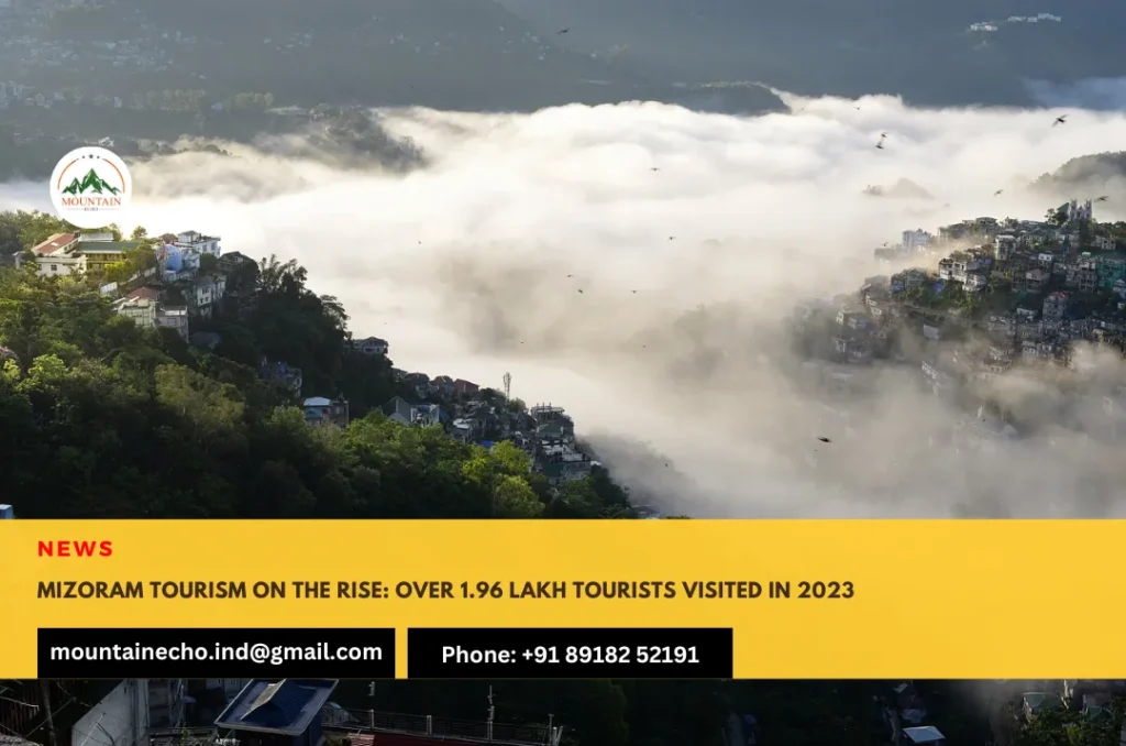 Mizoram tourism on the rise: Over 1.96 lakh tourists visited in 2023