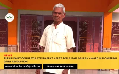 Purabi Dairy congratulates Bharat Kalita for Assam Gaurav Award in pioneering dairy revolution