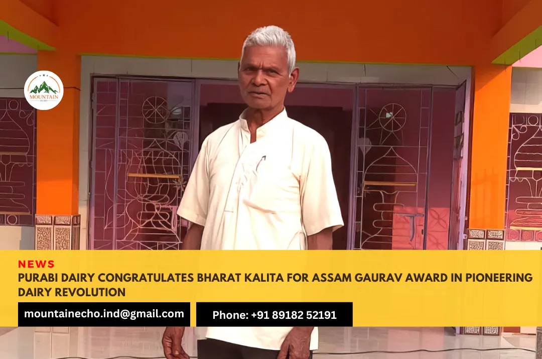 Purabi Dairy congratulates Bharat Kalita for Assam Gaurav Award in pioneering dairy revolution