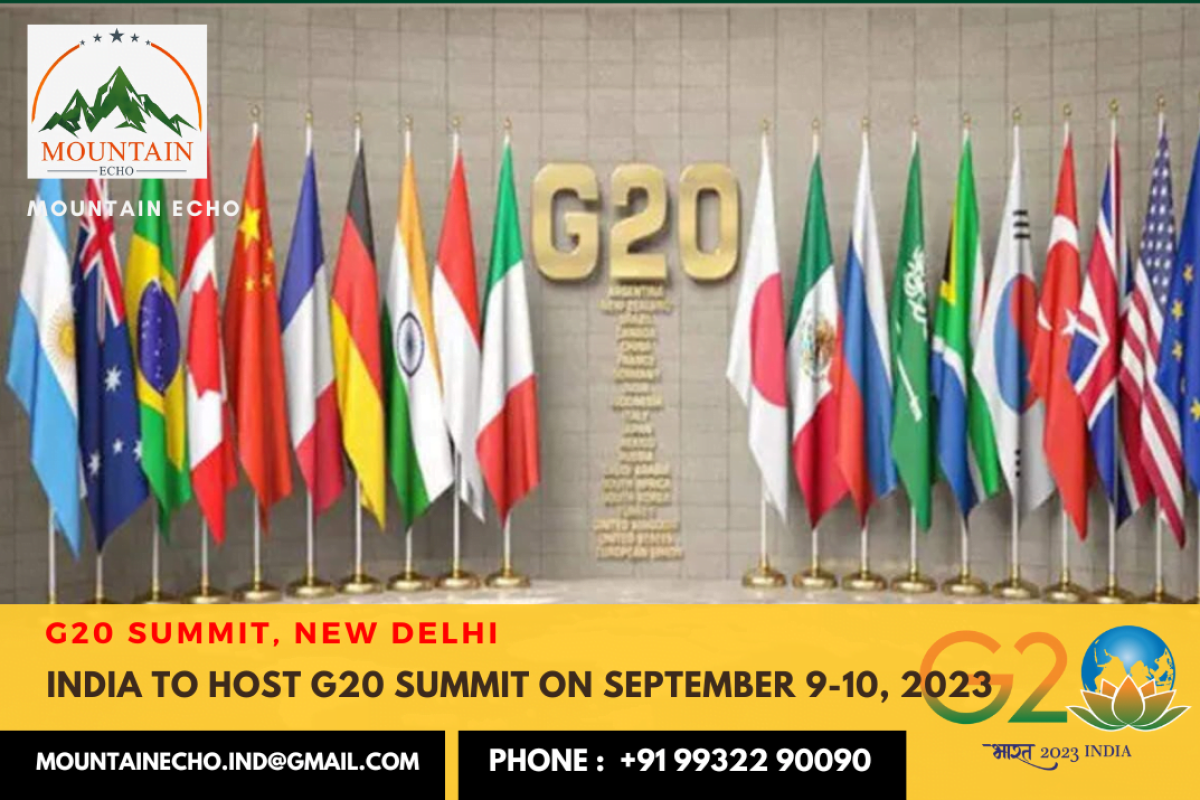 New Delhi to Host G20 Summit in September